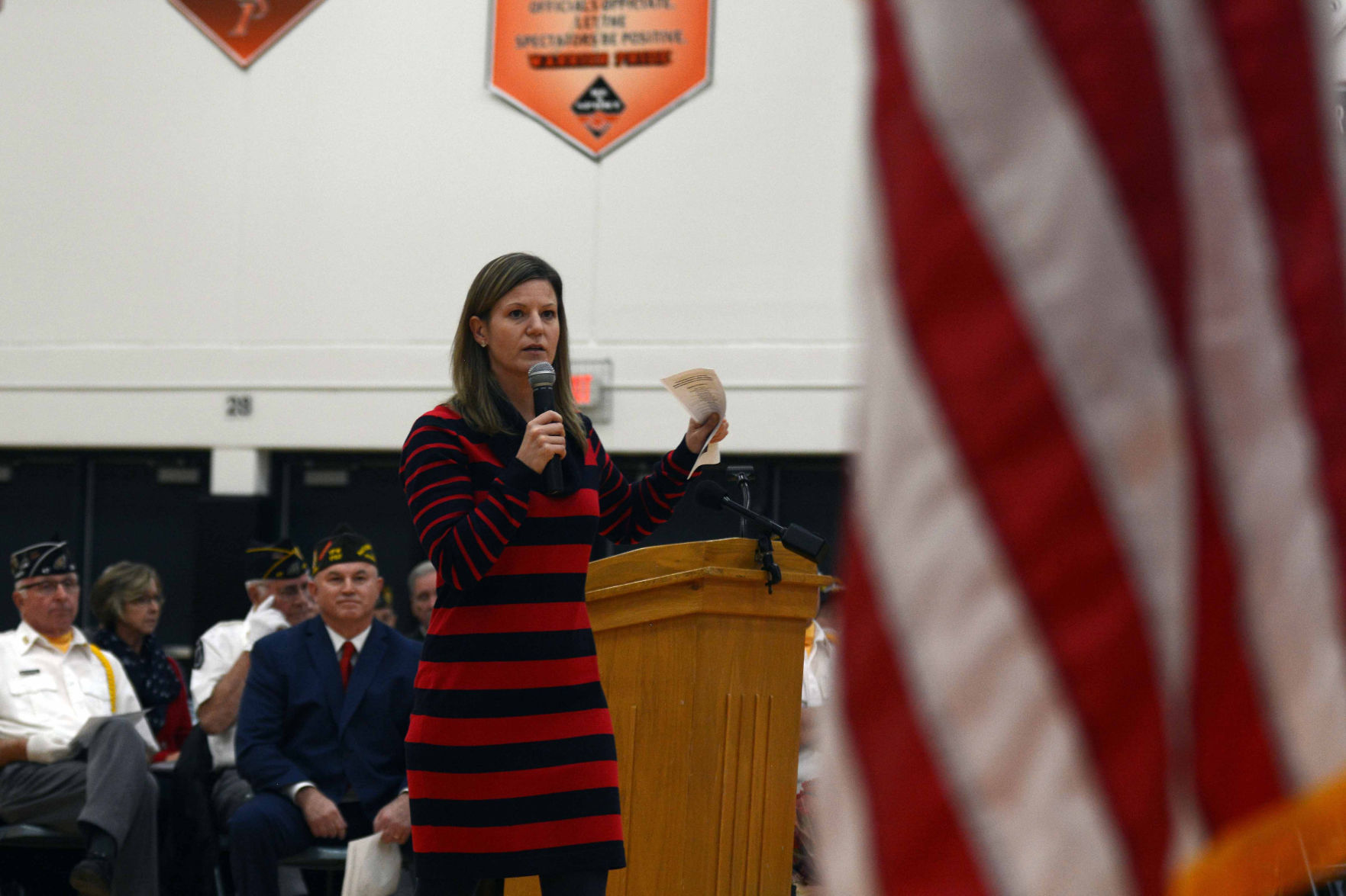 Portage High School Veterans Day ceremony 2019